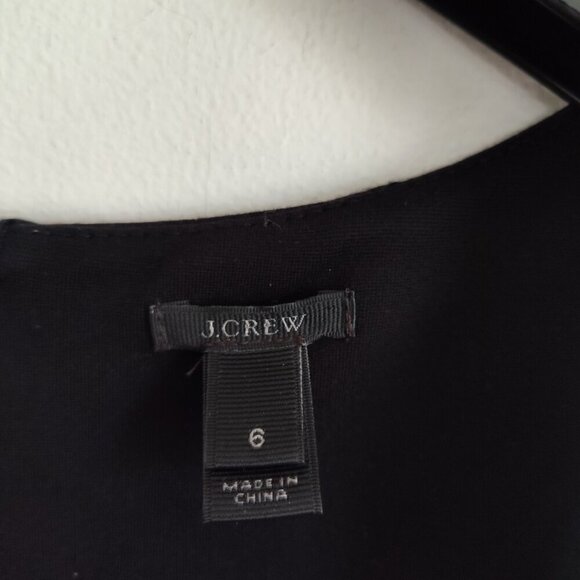 Ladies SZ 6 J Crew Black Tank Dress - Picture 3 of 3